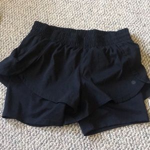 Black Running Shorts
